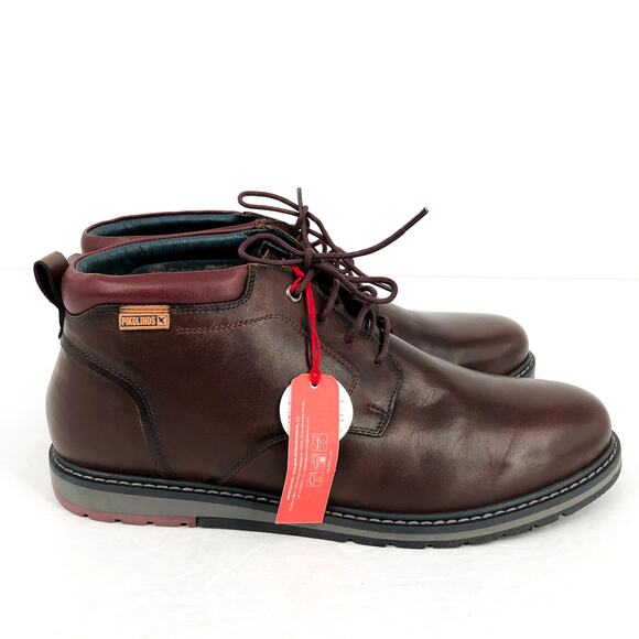 PIKOLINOS Mens M8J-8181 Berna Ankle Boots US 9 EU 43 Brown Leather NIB - Picture 3 of 13